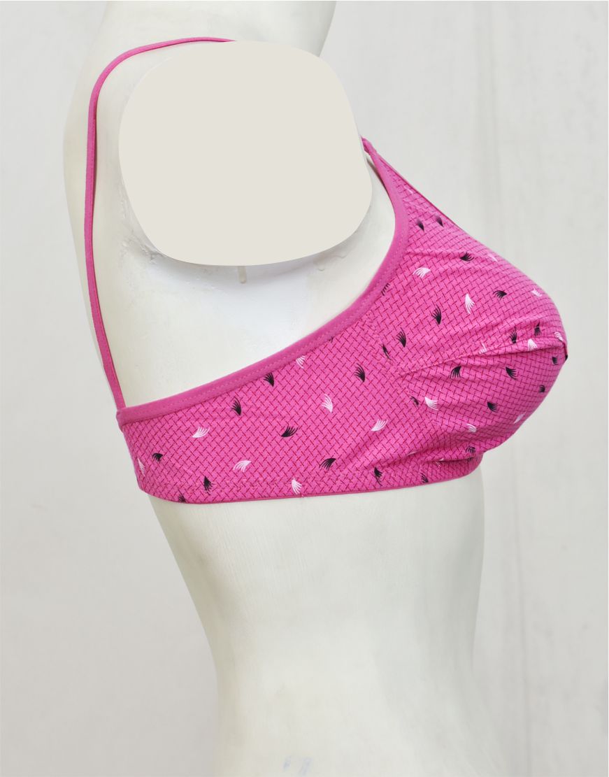 Dandelion Printed Stretchable Cotton Bra FN132