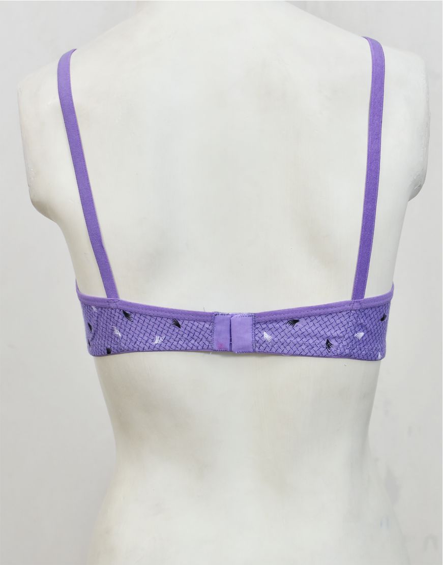 Dandelion Printed Stretchable Cotton Bra FN132
