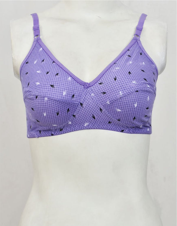 Dandelion Printed Stretchable Cotton Bra FN132
