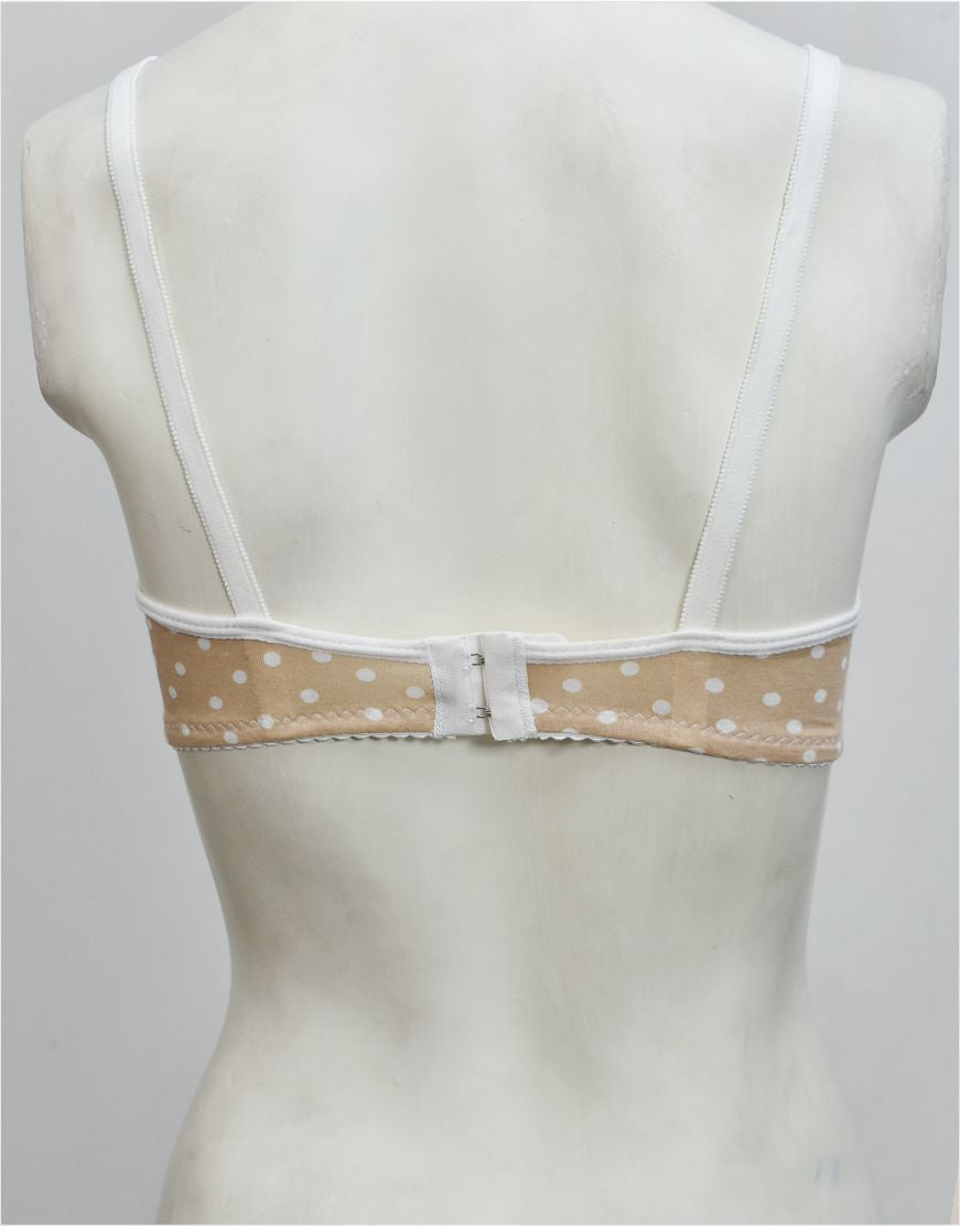Vintage Retro Style Stretch Cotton Bra