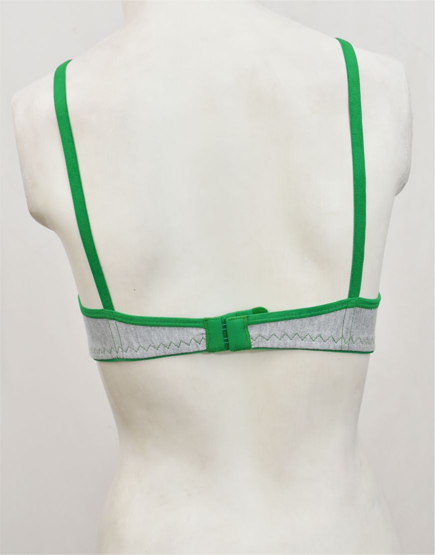 Printed Stretch Cotton Bra FN159