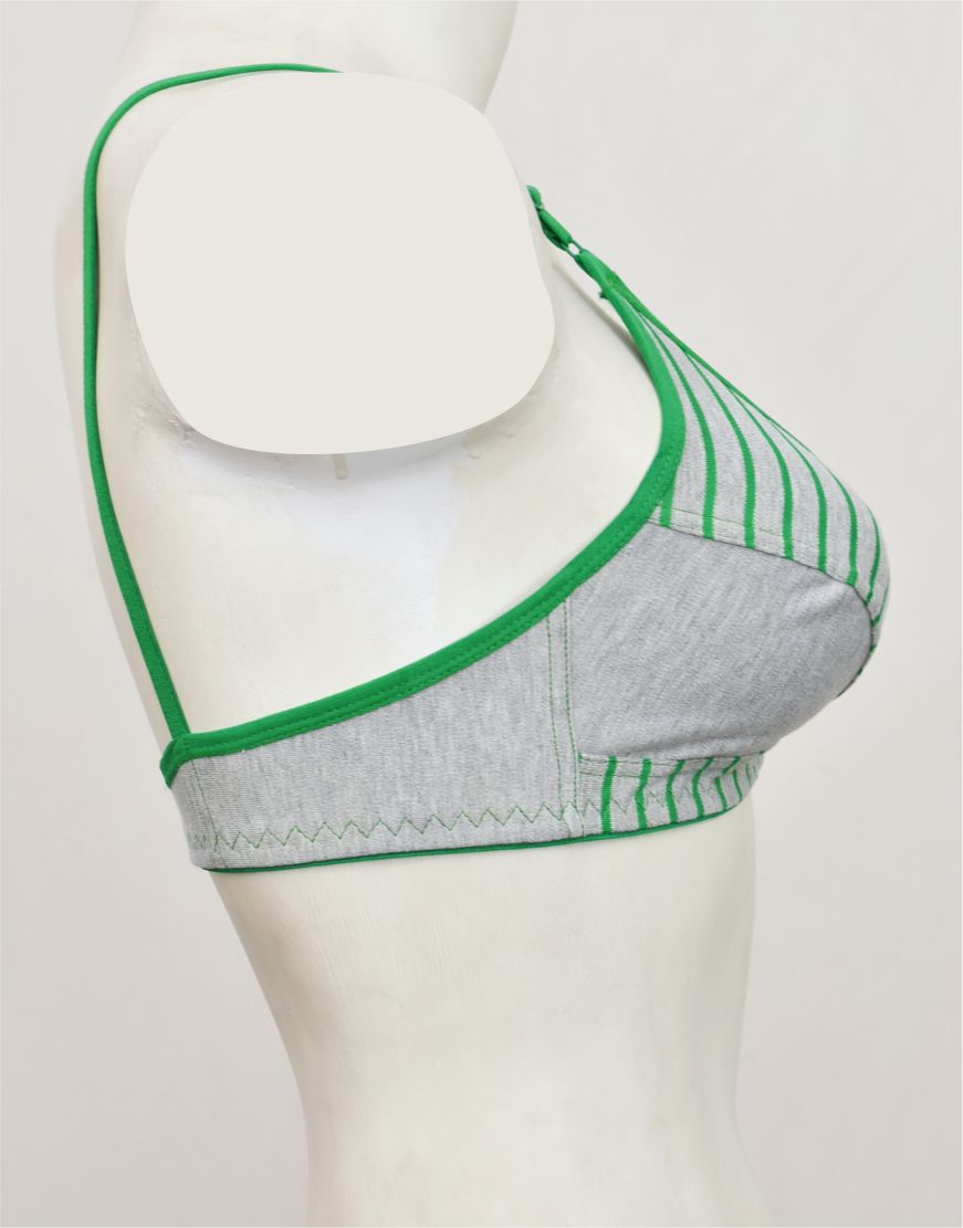 Printed Stretch Cotton Bra FN159