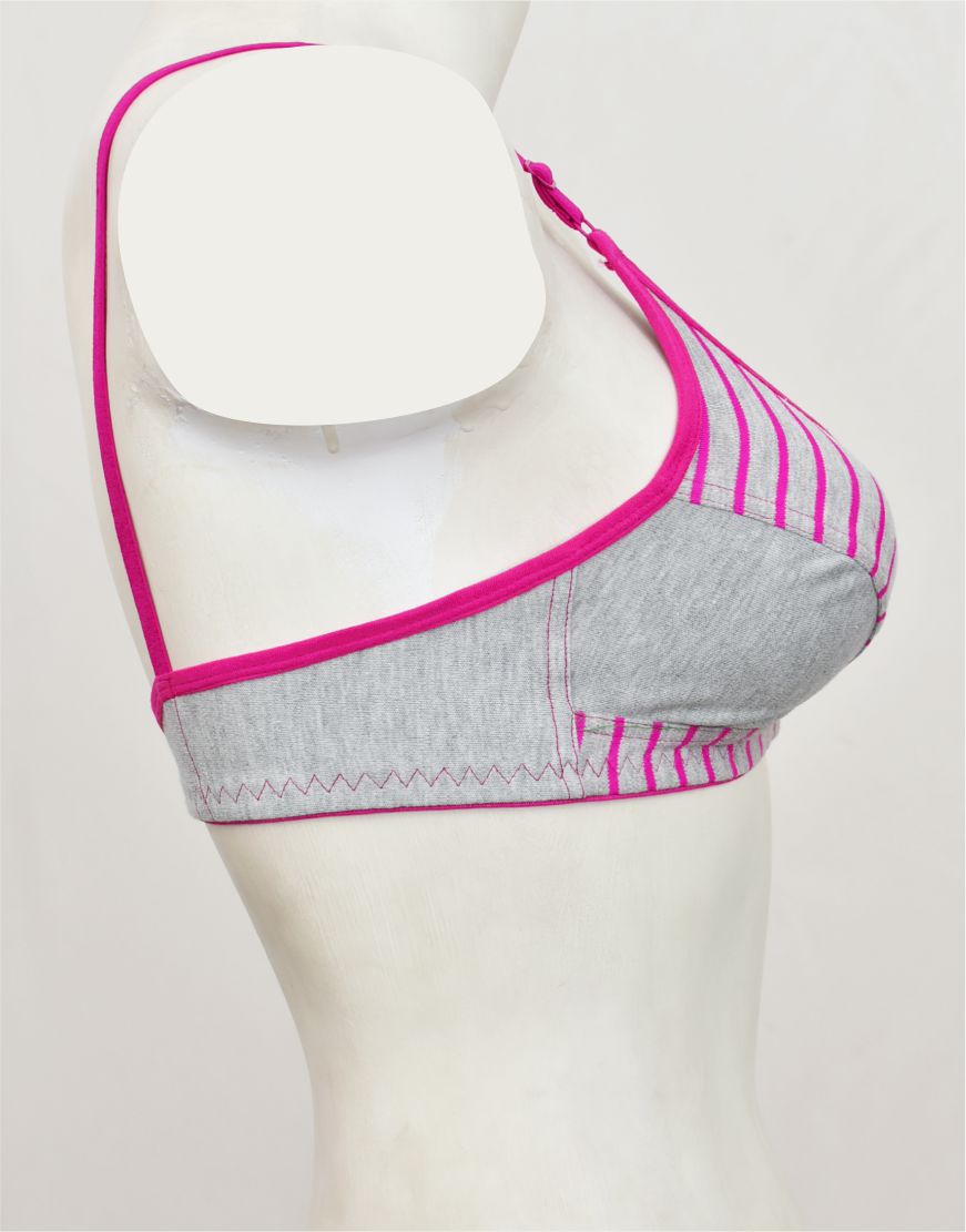 Printed Stretch Cotton Bra FN159