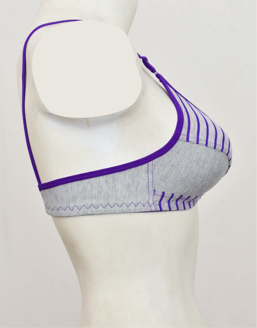 Printed Stretch Cotton Bra FN159