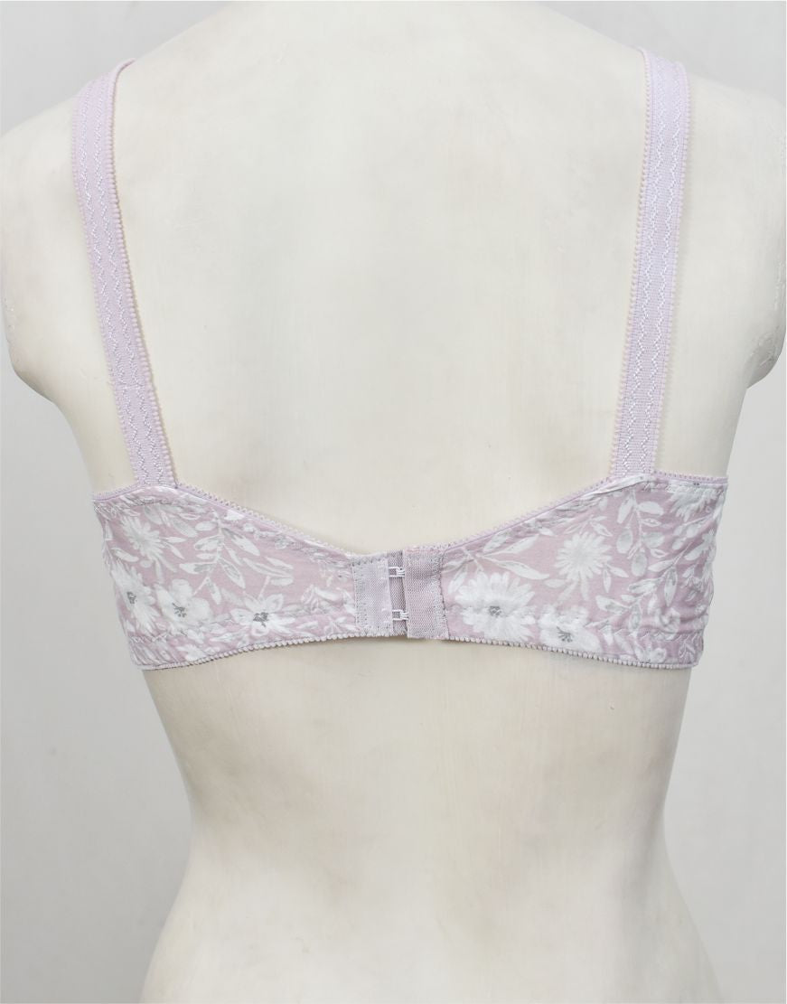 Pack of 3 Random Prints Woven Fabric Bras FN164 (Non-Padded, Non Wired)