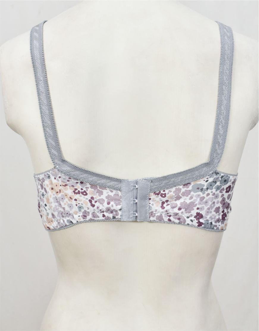Pack of 3 Random Prints Woven Fabric Bras FN165 (Non-Padded, Non Wired)