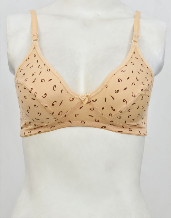 Printed Stretch Cotton Bra FN166