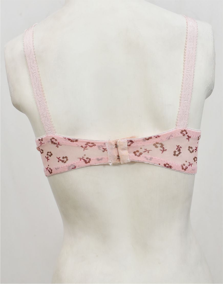 Printed Net with Cotton Lining Bra FN167