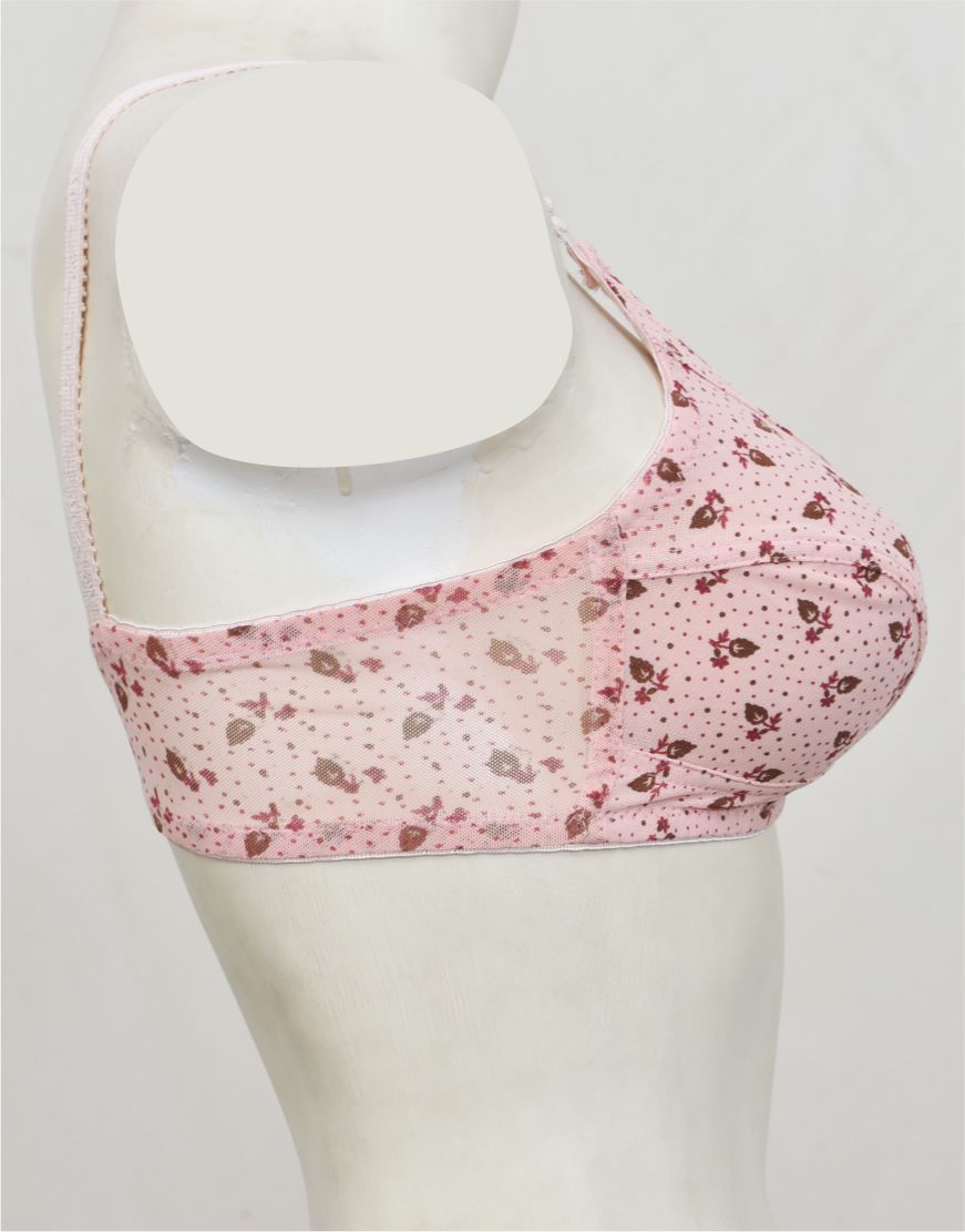 Printed Net with Cotton Lining Bra FN167