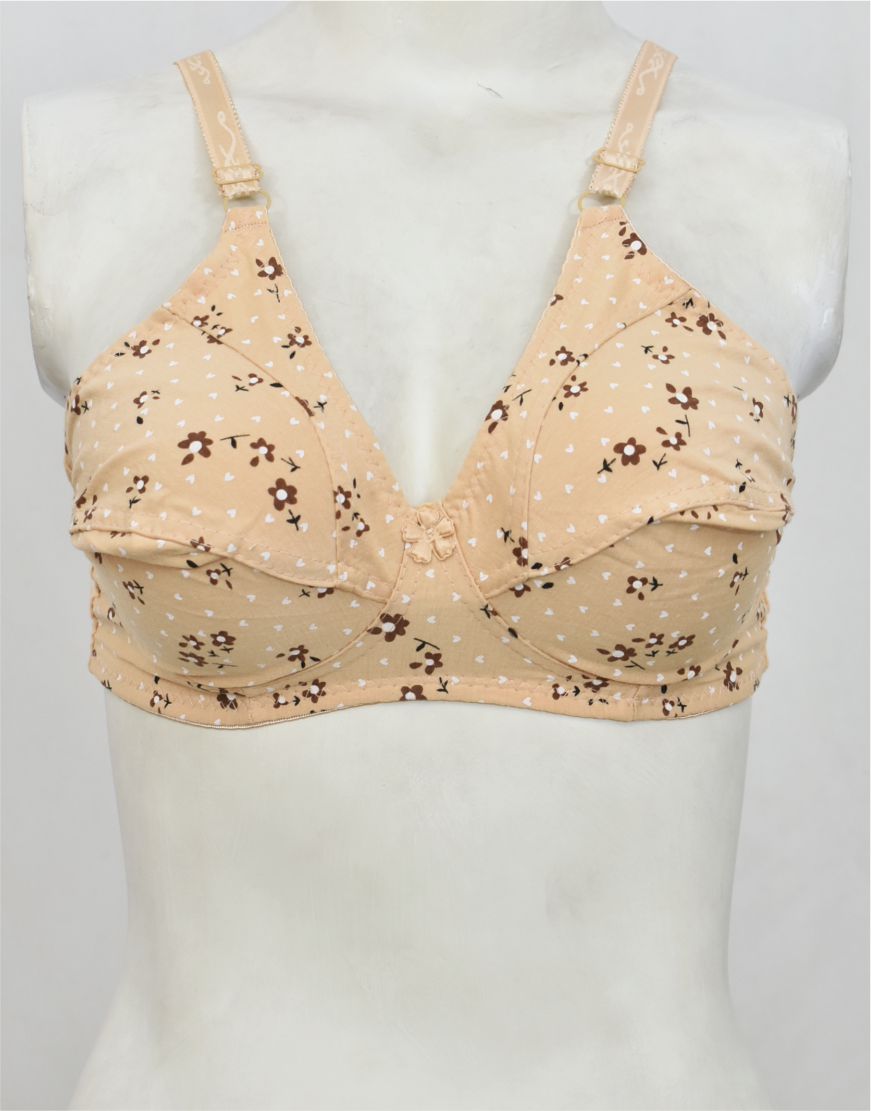 Printed High Quality Woven Fabric Bra FN168