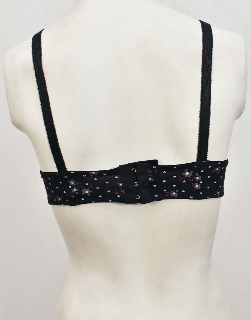 Printed High Quality Woven Fabric Bra FN168