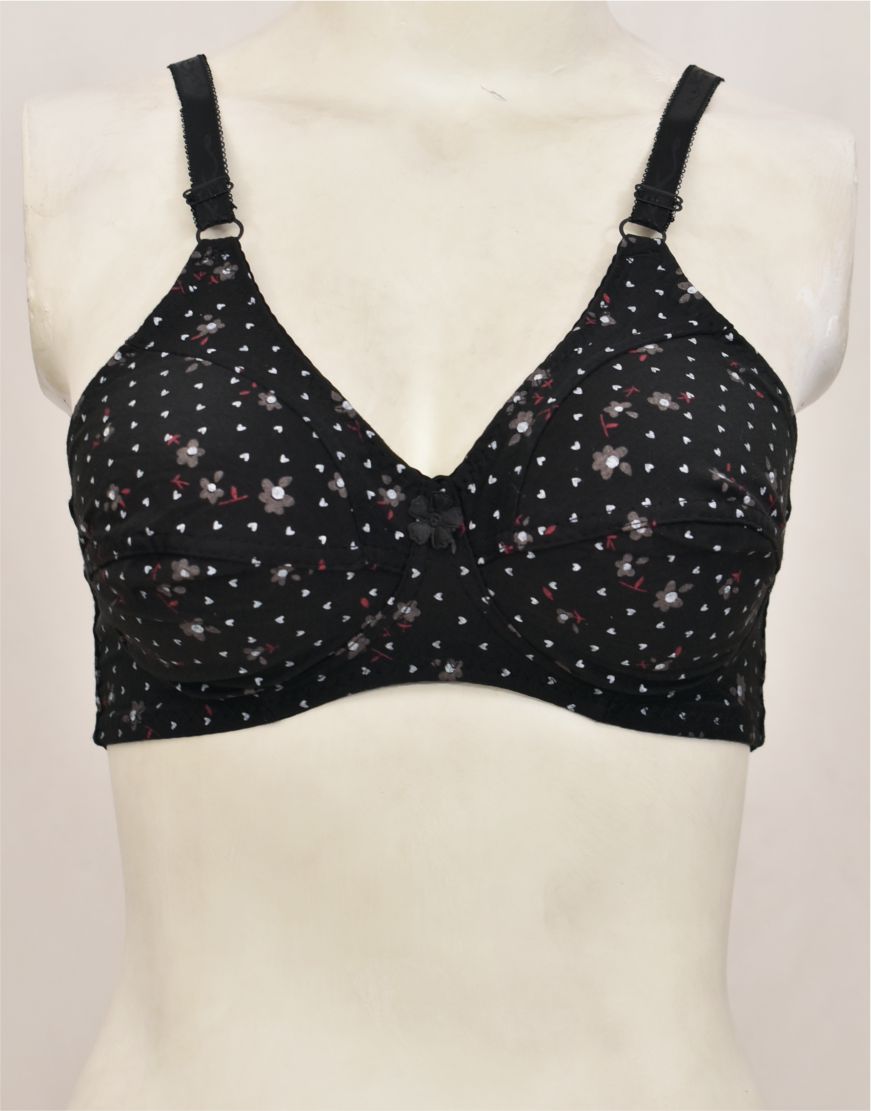 Printed High Quality Woven Fabric Bra FN168