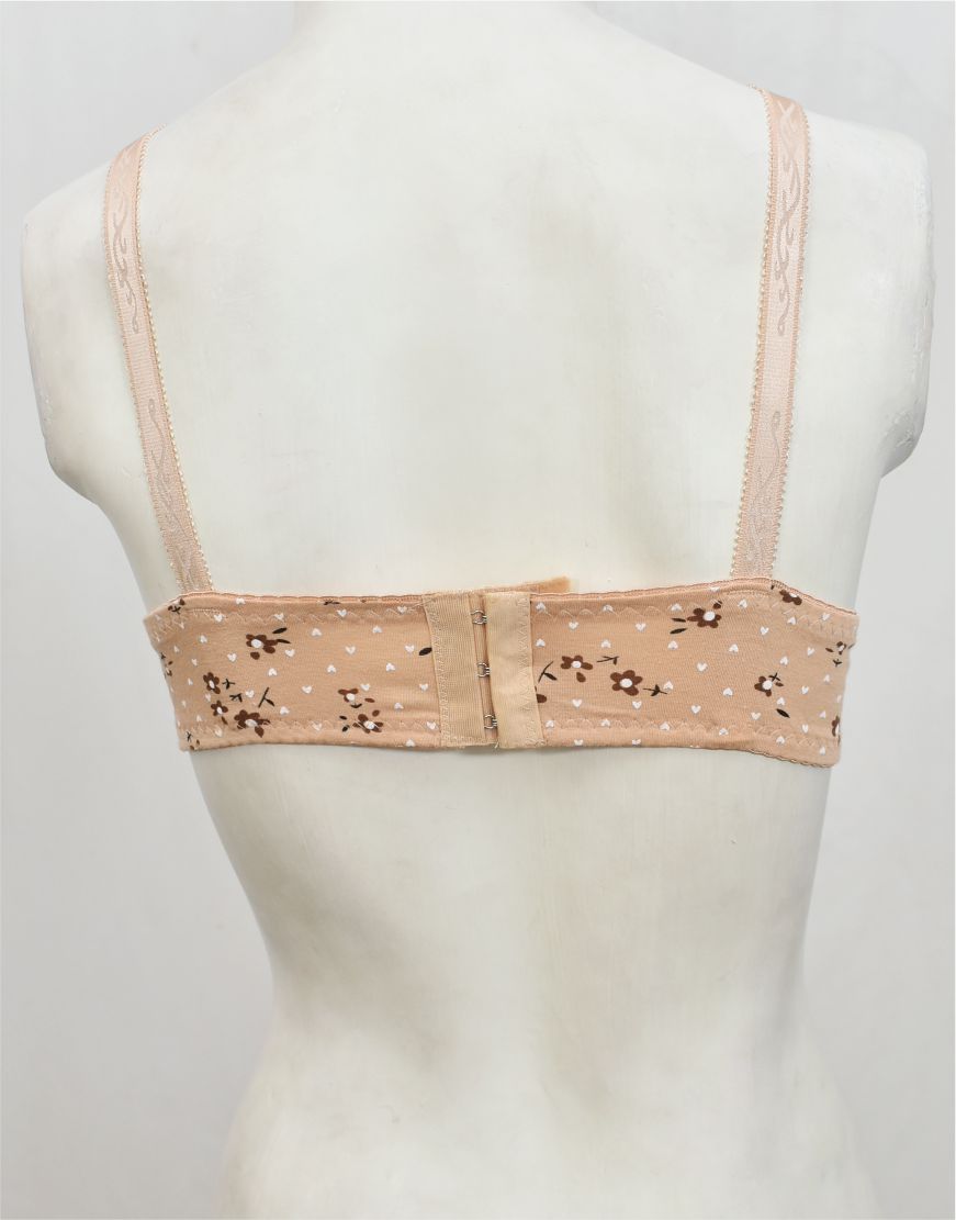 Printed High Quality Woven Fabric Bra FN168