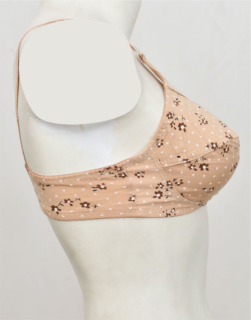 Printed High Quality Woven Fabric Bra FN168