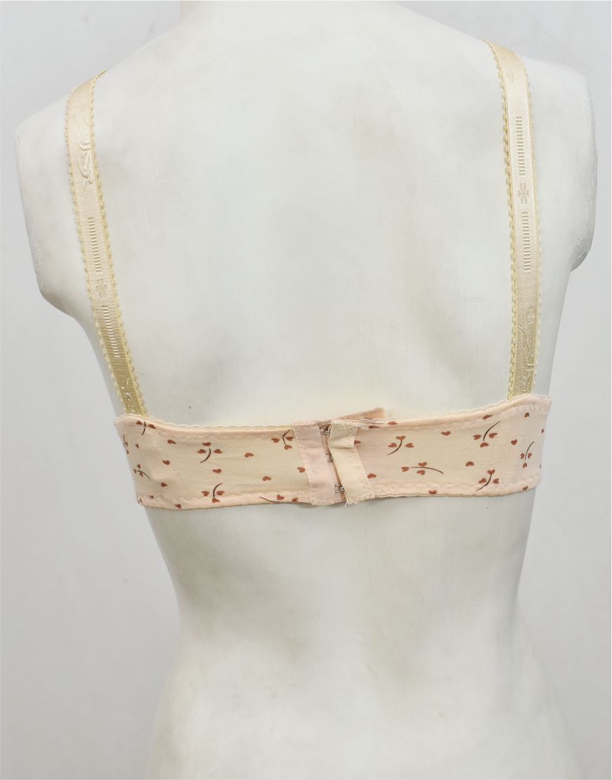 Printed High Quality Woven Fabric Bra FN169