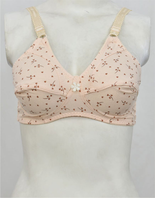 Printed High Quality Woven Fabric Bra FN169