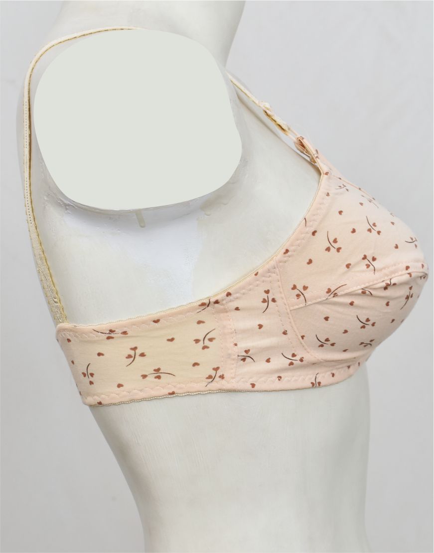 Printed High Quality Woven Fabric Bra FN169