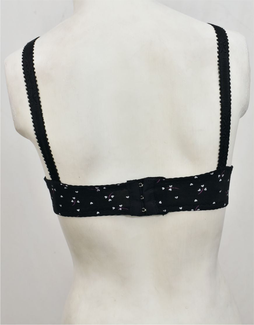 Printed High Quality Woven Fabric Bra FN169