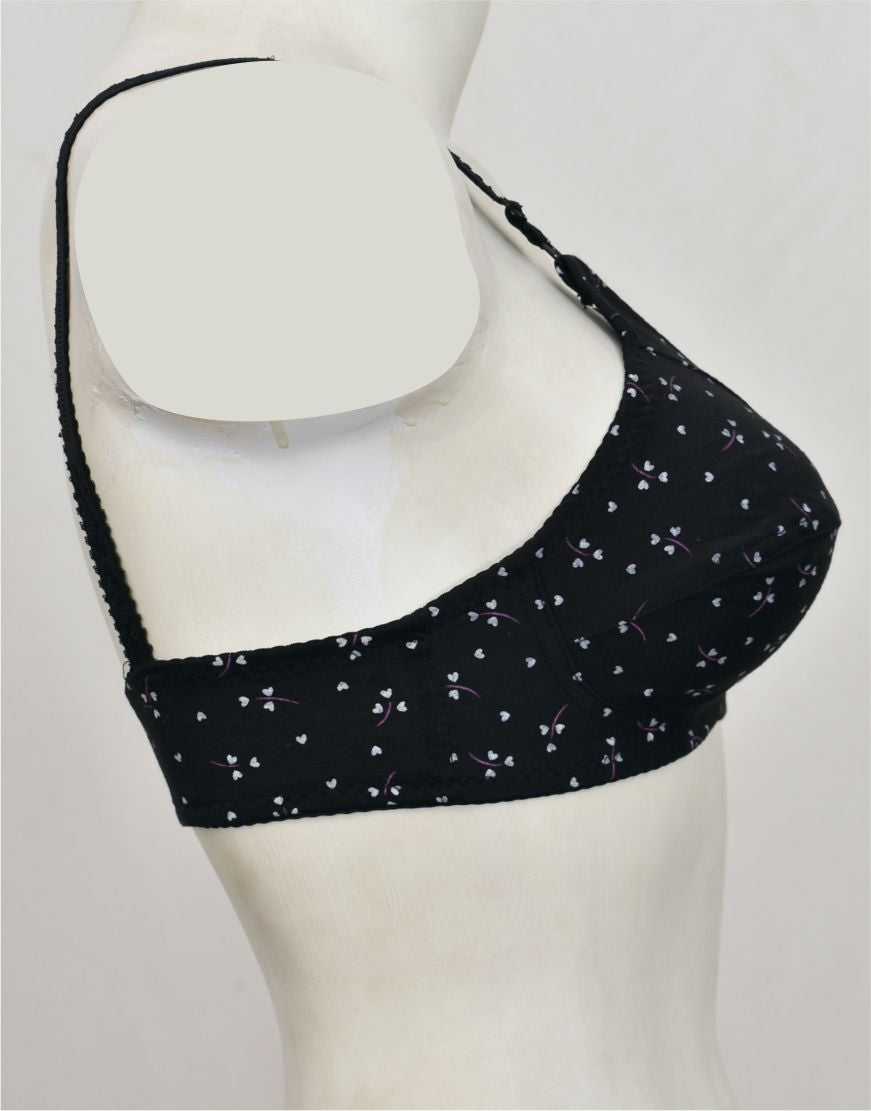 Printed High Quality Woven Fabric Bra FN169