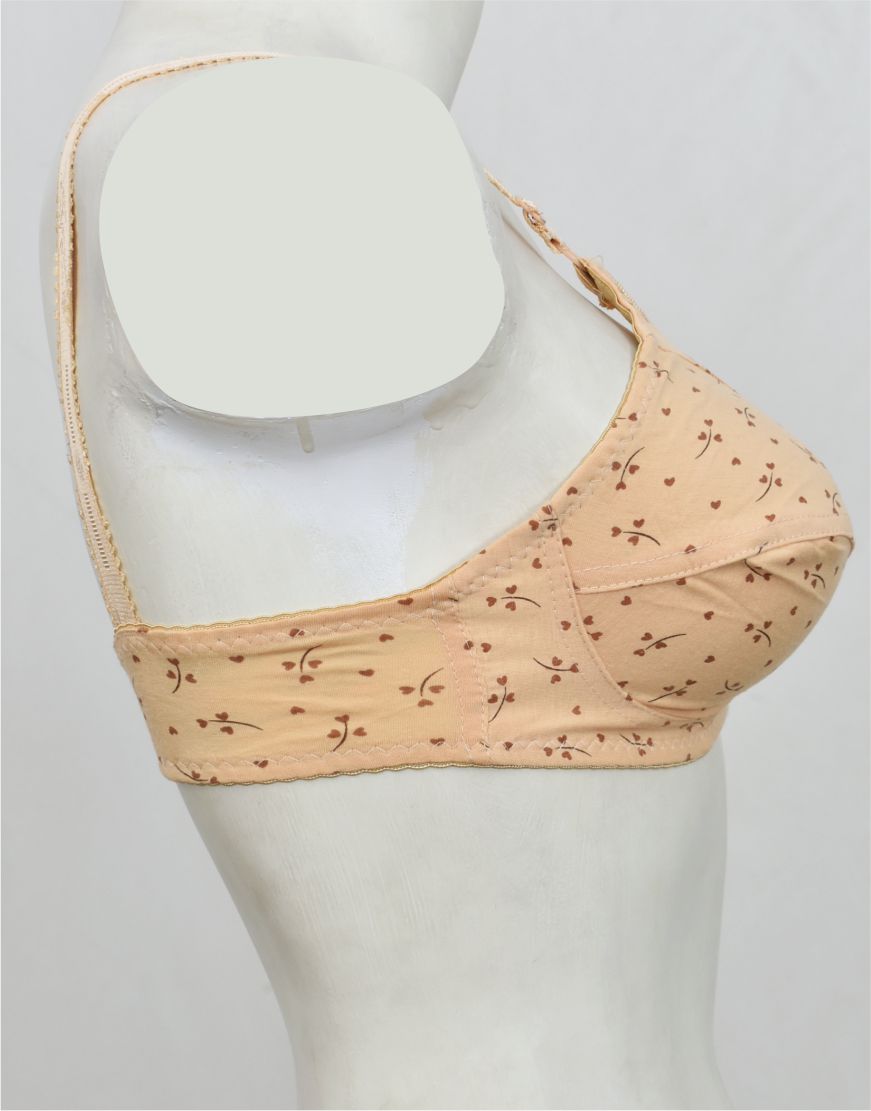 Printed High Quality Woven Fabric Bra FN169