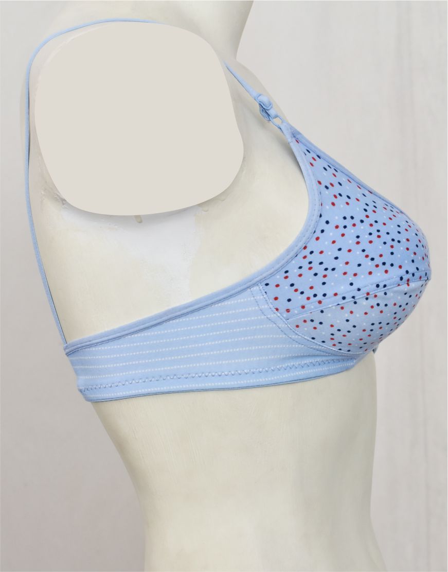 Petite Printed Stretch Cotton Bra FN172