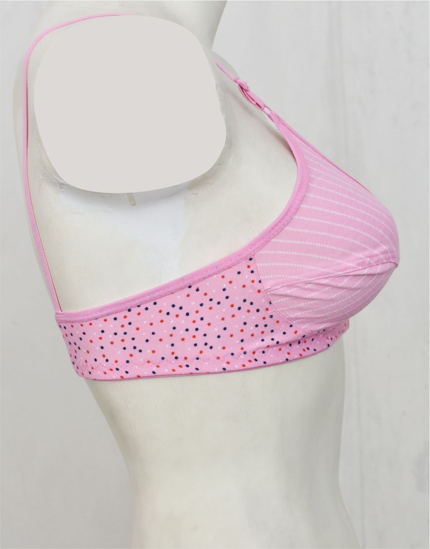 Petite Printed Stretch Cotton Bra FN172