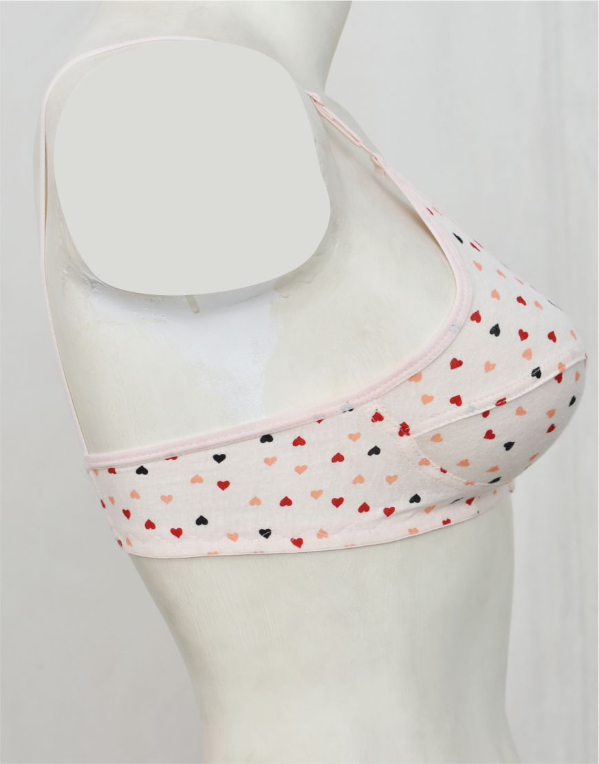 Printed Stretch Cotton Bra FN173