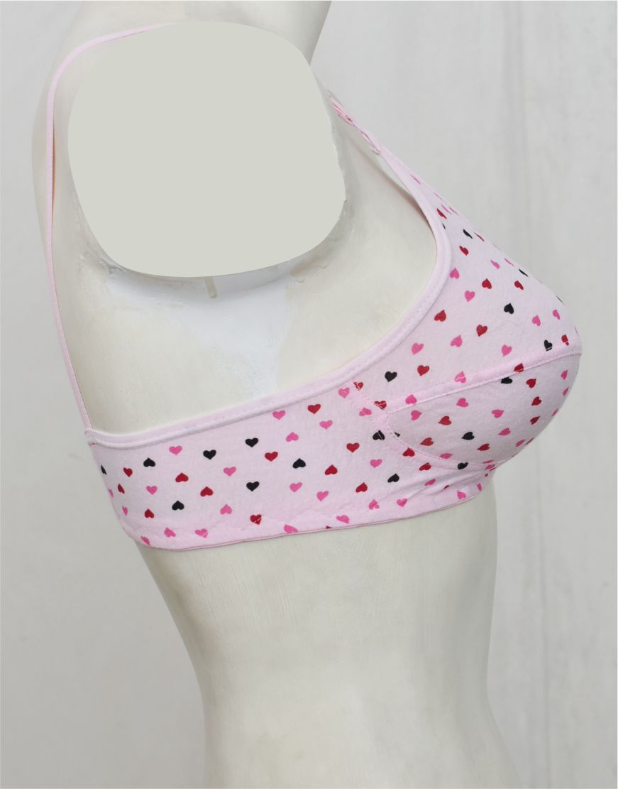 Printed Stretch Cotton Bra FN173