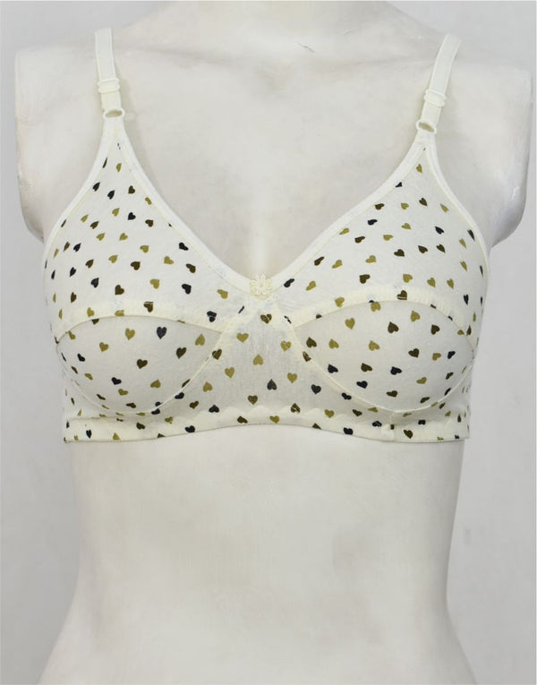 Printed Stretch Cotton Bra FN173