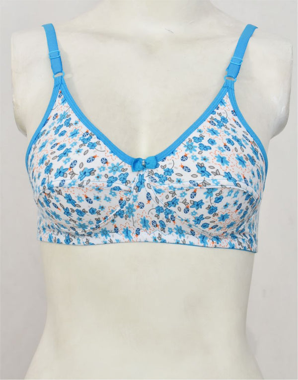 Printed Stretch Cotton Bra FN175