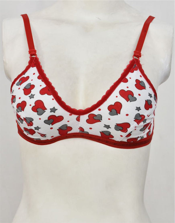 Printed Stretch Cotton Bra FN176