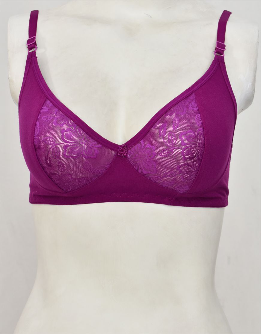 Soft and Stretchy Half Net Bra