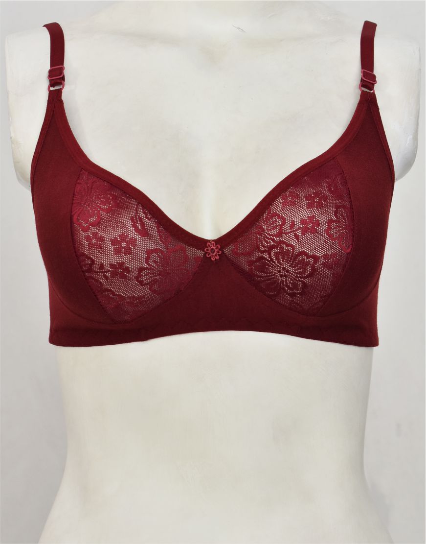 Soft and Stretchy Half Net Bra
