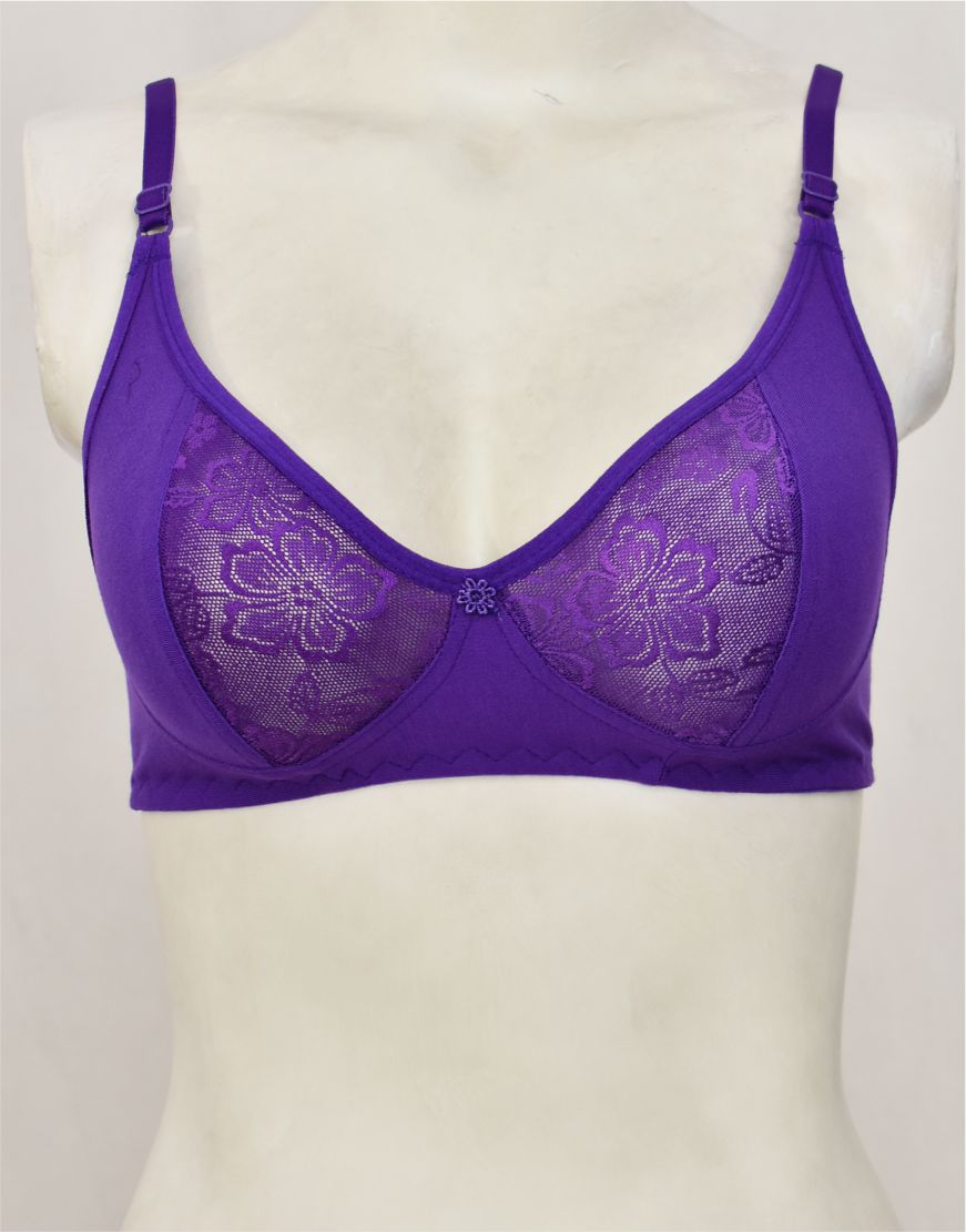 Soft and Stretchy Half Net Bra