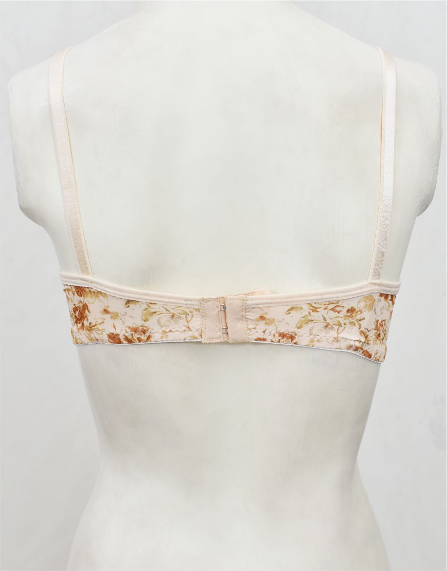 Printed Mixed Cotton Bra FN179