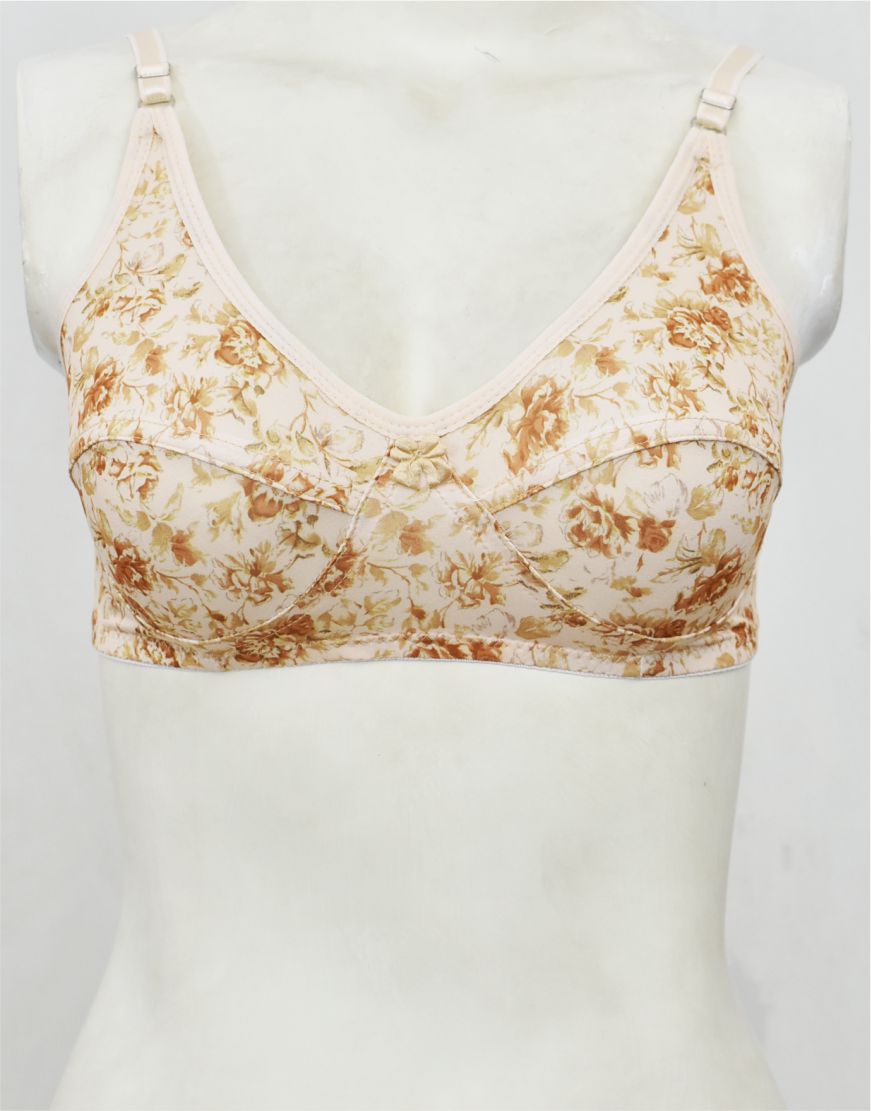 Printed Mixed Cotton Bra FN179