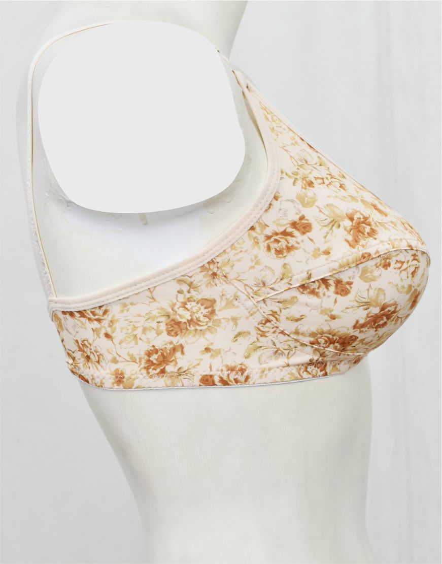 Printed Mixed Cotton Bra FN179