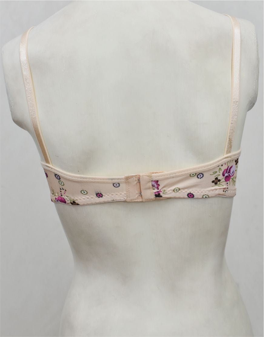 Printed Mixed Cotton Bra FN181