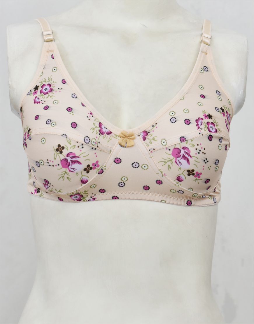 Printed Mixed Cotton Bra FN181