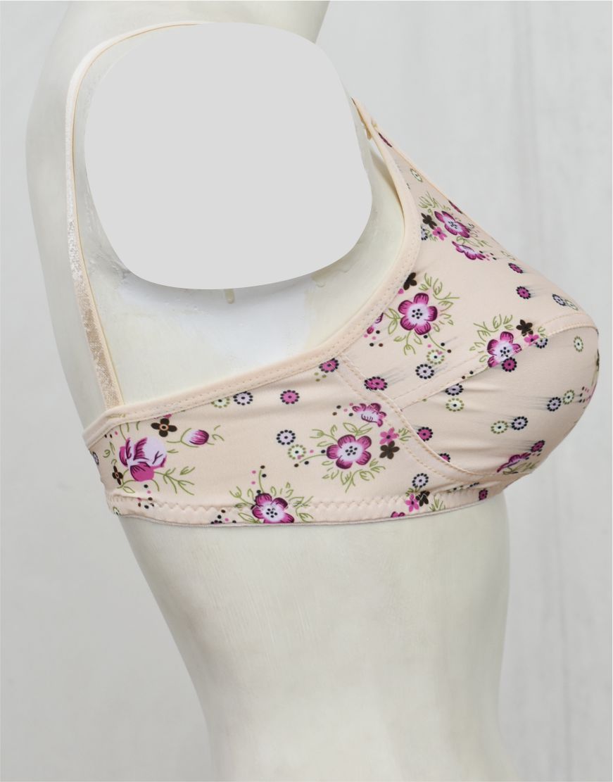 Printed Mixed Cotton Bra FN181
