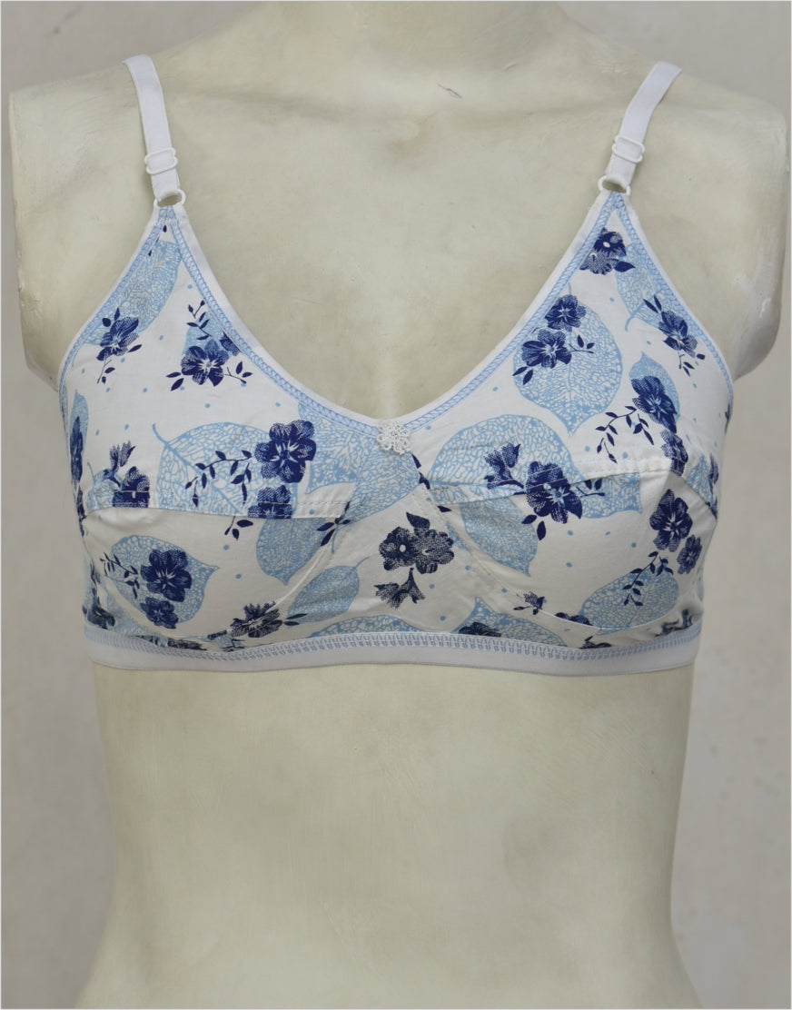 Printed Cotton Fabric Bra FN191