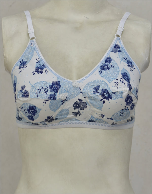 Printed Cotton Fabric Bra FN191