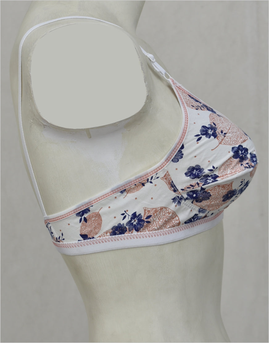 Printed Cotton Fabric Bra FN191