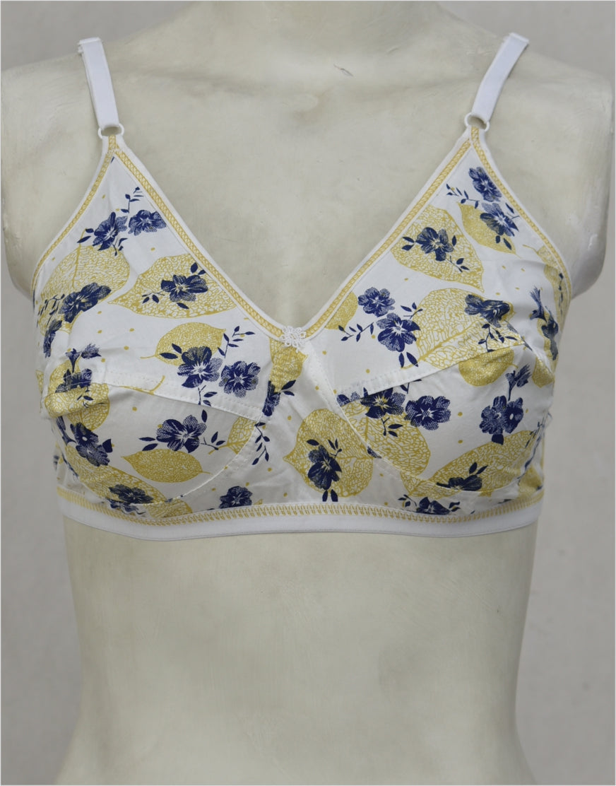 Printed Cotton Fabric Bra FN191
