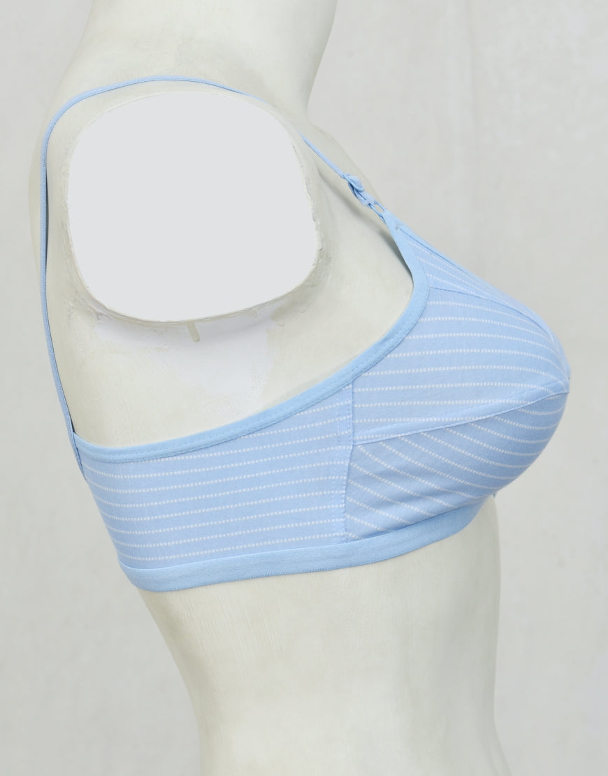 Printed Stretch Cotton Bra FN192