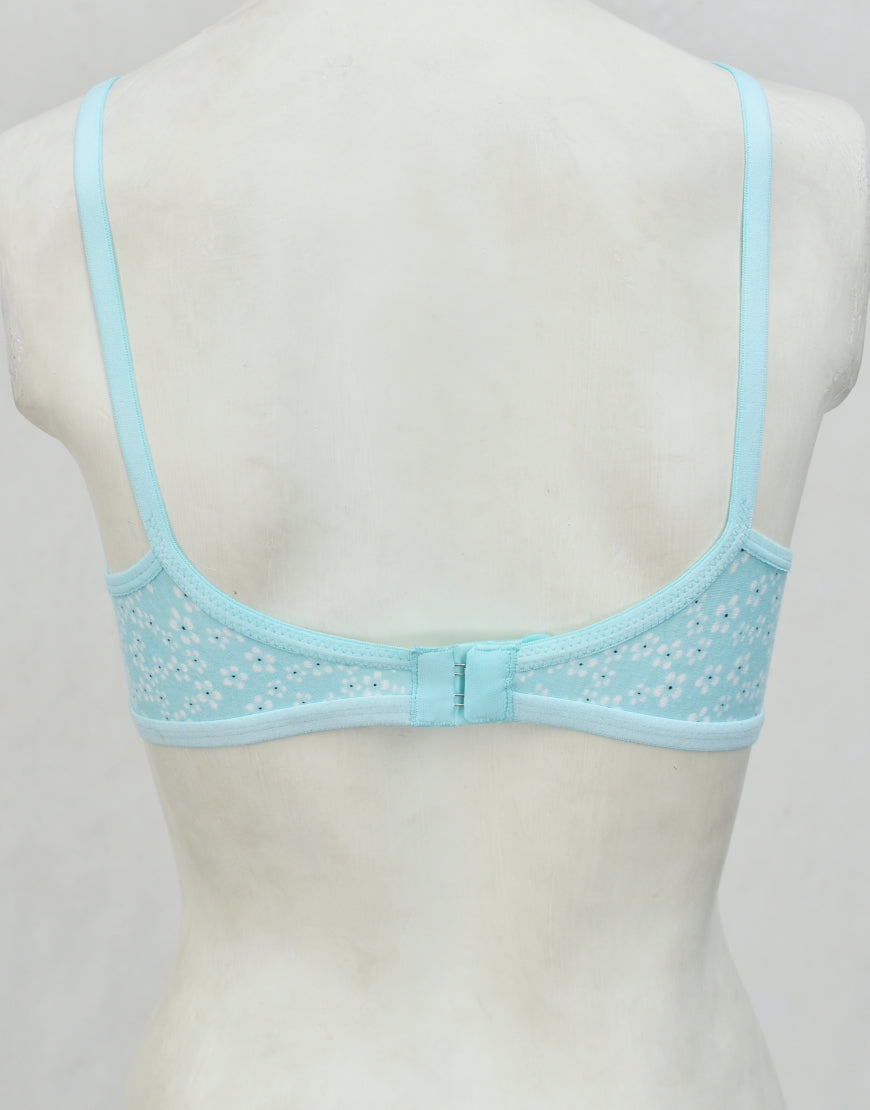 Printed Stretch Cotton Bra FN193