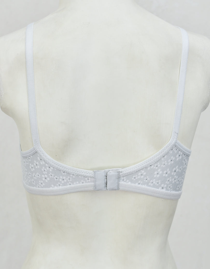 Printed Stretch Cotton Bra FN193