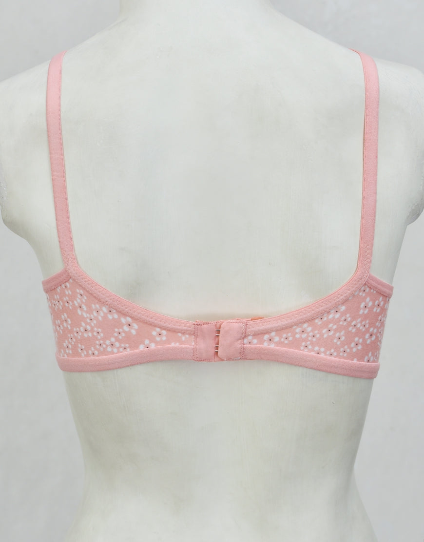 Printed Stretch Cotton Bra FN193