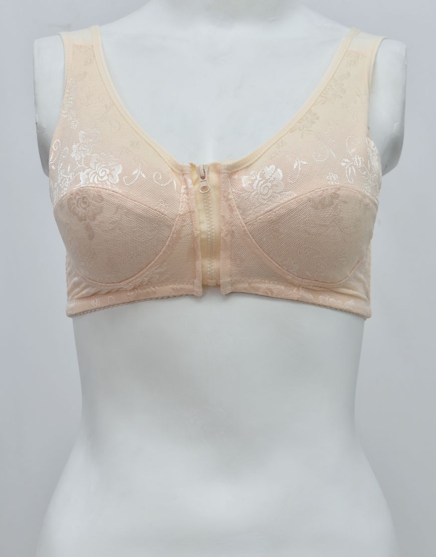 Stylish Front Opening Zipper Bra