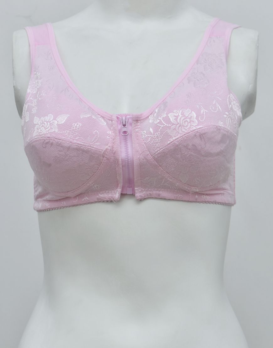 Stylish Front Opening Zipper Bra